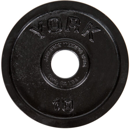 10 lb YORK 2" "Legacy" Cast Iron Precision Milled Olympic Plate