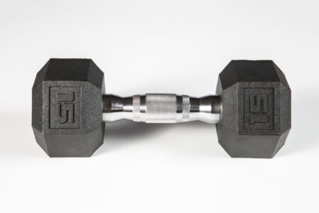 15 lb. YORK Premium PVC Hex Dumbbells