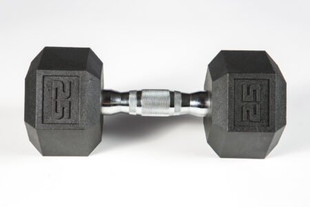25 lb. YORK Premium PVC Hex Dumbbells