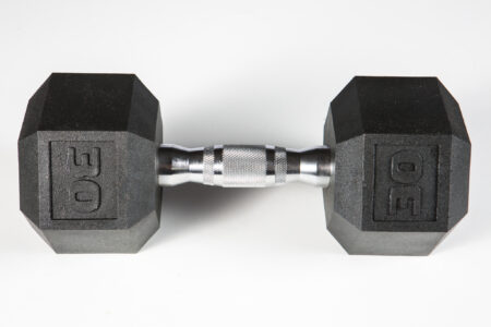 30 lb. YORK Premium PVC Hex Dumbbells