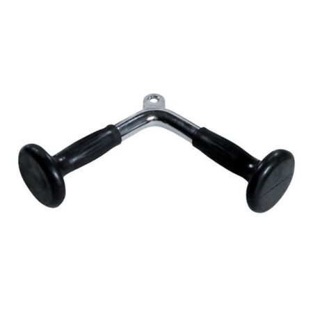Triceps Press-Down Chrome Bar  w/ Rubber Ergo Grips