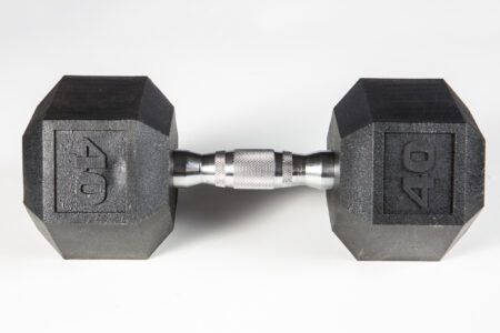 40 lb. YORK Premium PVC Hex Dumbbells