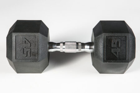 45 lb. YORK Premium PVC Hex Dumbbells