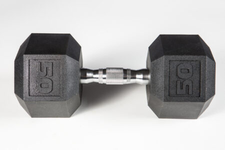 50 lb. YORK Premium PVC Hex Dumbbells