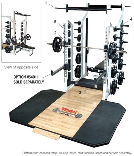 ST DOUBLE HALF RACK  - SILVER