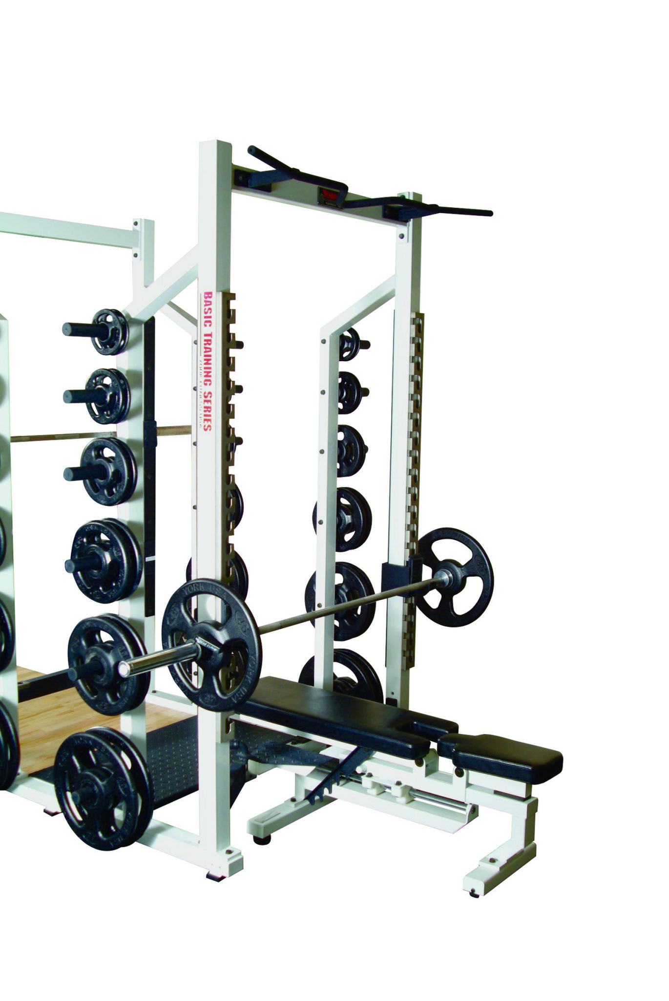 ST DOUBLE HALF RACK - WHITE - Image 2
