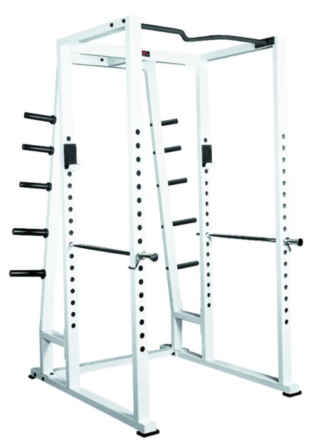 ST Power Rack w/ weight storage - Silver