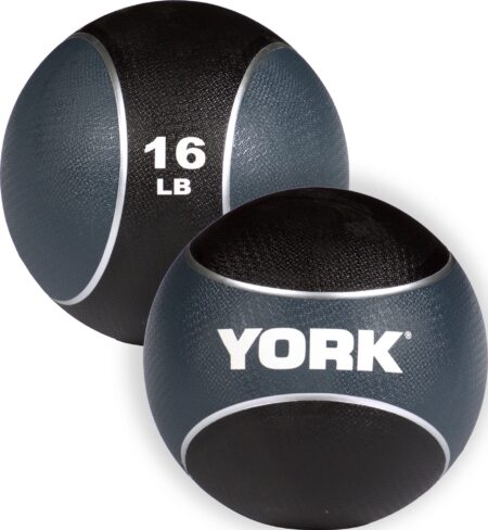 16lb. 2 Tone Medicine Rubber Ball- Navy Blue