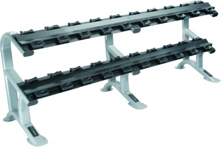 2 - Tier ETS Dumbbell Rack for Pro-Style Dumbbells (10 Pairs)