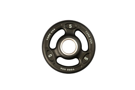 5 lb YORK "ISO-Grip" Urethane Plate - Black