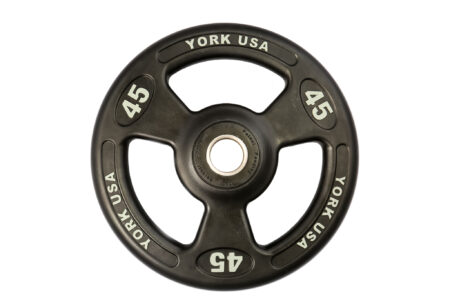10 lb YORK "ISO-Grip" Urethane Plate - Black