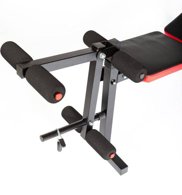 YORK Aspire 120 Flat to Incline/Folding Exercise Bench with Leg Curl - Image 2