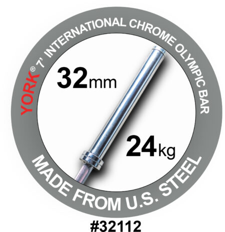 7'  North American Chrome Bar 2000 lb Test - 32 mm