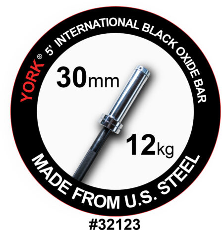 5'  Int'l. Black Oxide Bar  28 mm