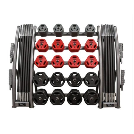 Cardio Pump Set for 1 User (Pair of 10, 5, 2.5 Plate + Bar & Quick Clamps)