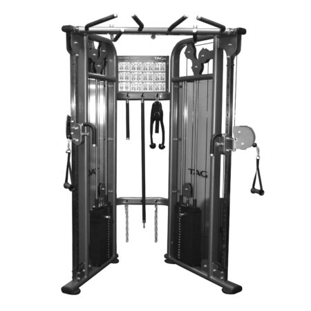 TAG Functional Trainer 2x210lb stacks SILVER FRAME
