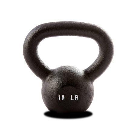 10 lb. Single Kettlebell - Black