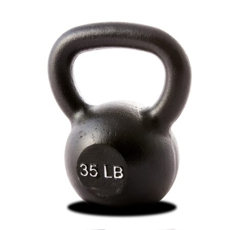 35 lb. Single Kettlebell - Black