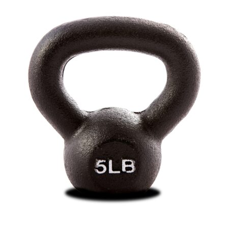 5 lb. Single Kettlebell - Black