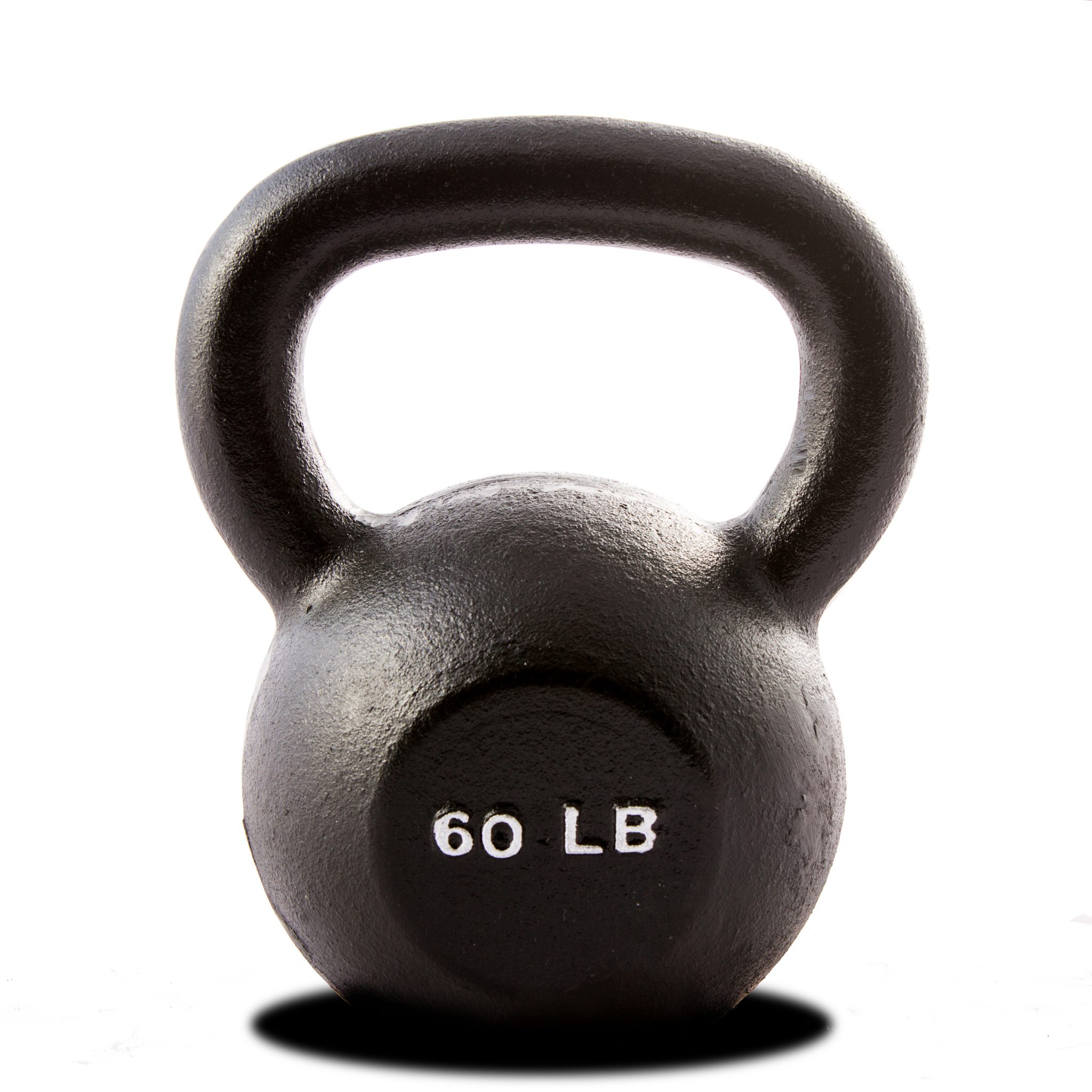 60 lb. Single Kettlebell - Black