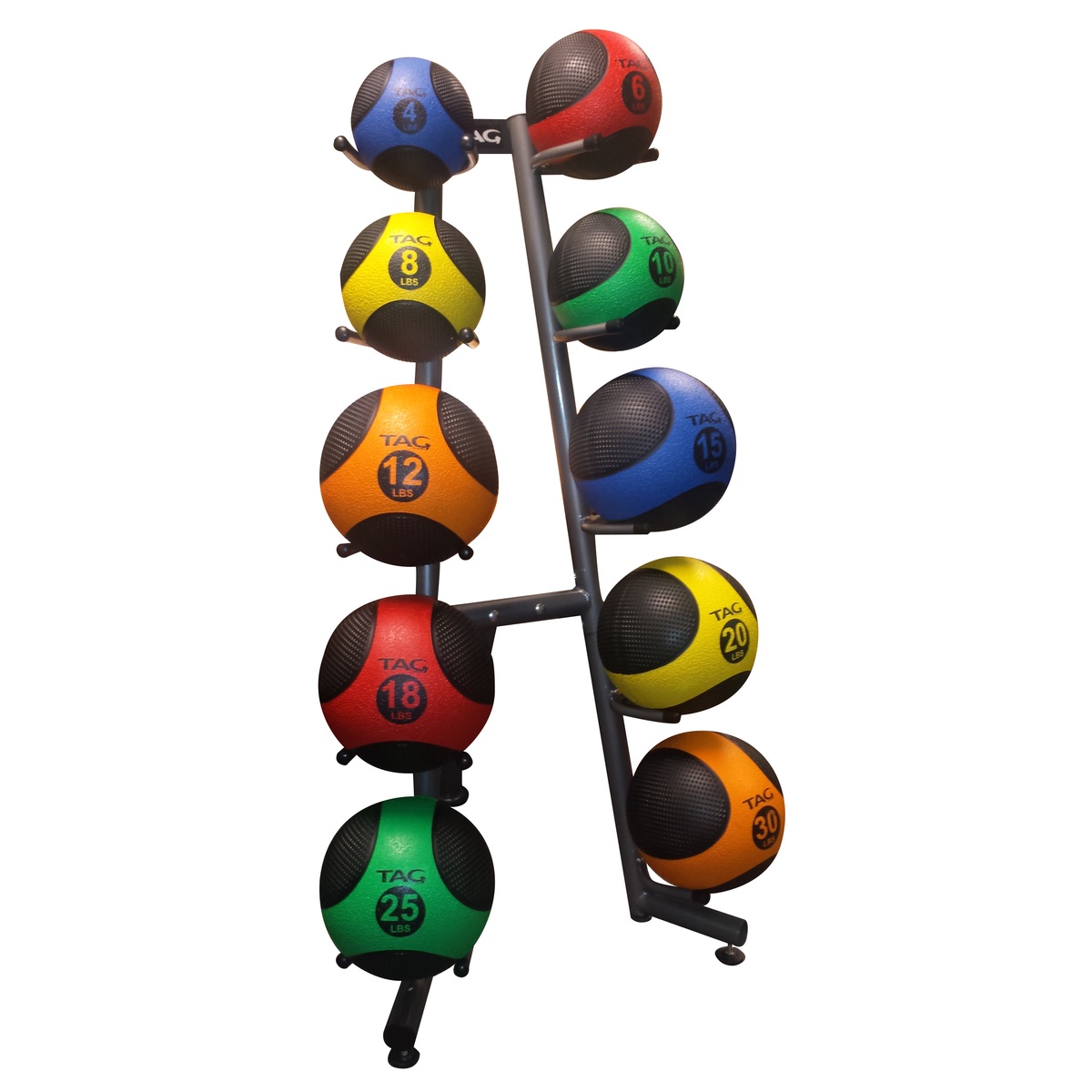 TAG Deluxe Medicine Ball Set with Rack - Image 2