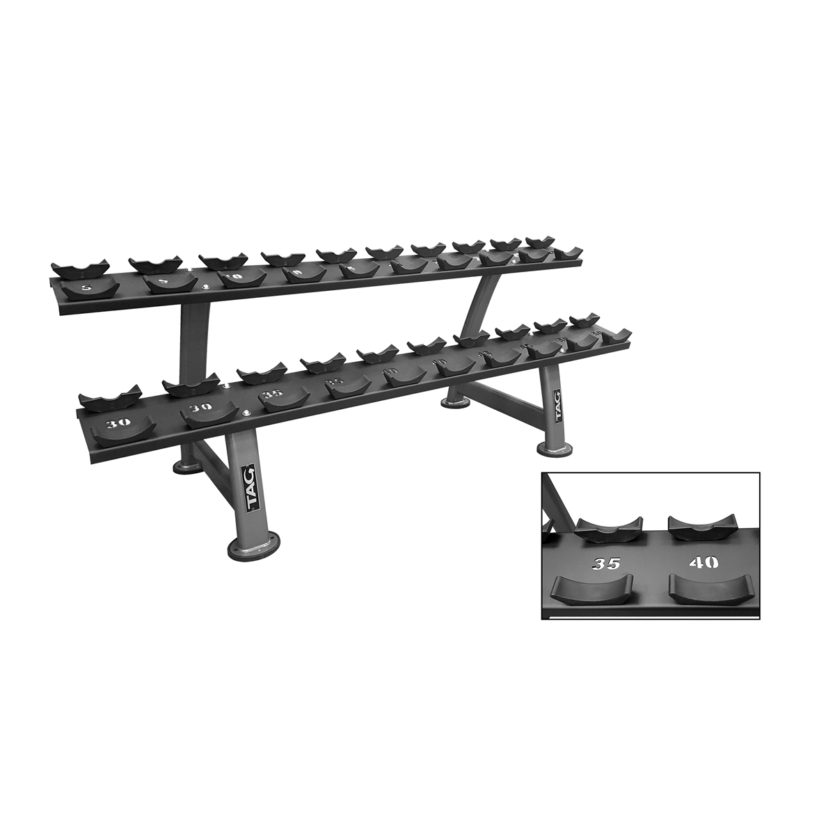TAG Laser Cut Saddle Rack - 55-100