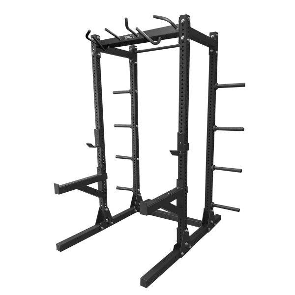 TAG Power Rack with Stainless Steel Sleeves & J-Hooks