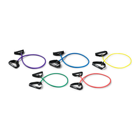TAG Toning Tubes/ Stretch Cords Very Light - Yellow - 3/16"x1/16" x 44"