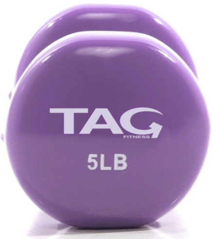 Vinyl Coated Beauty Bell 5LB Purple