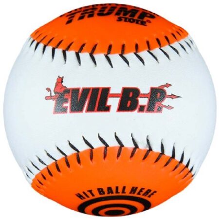 Trump® AK-EVIL-BP Evil Sports Synthetic Leather 12" Batting Practice Softball - One Dozen
