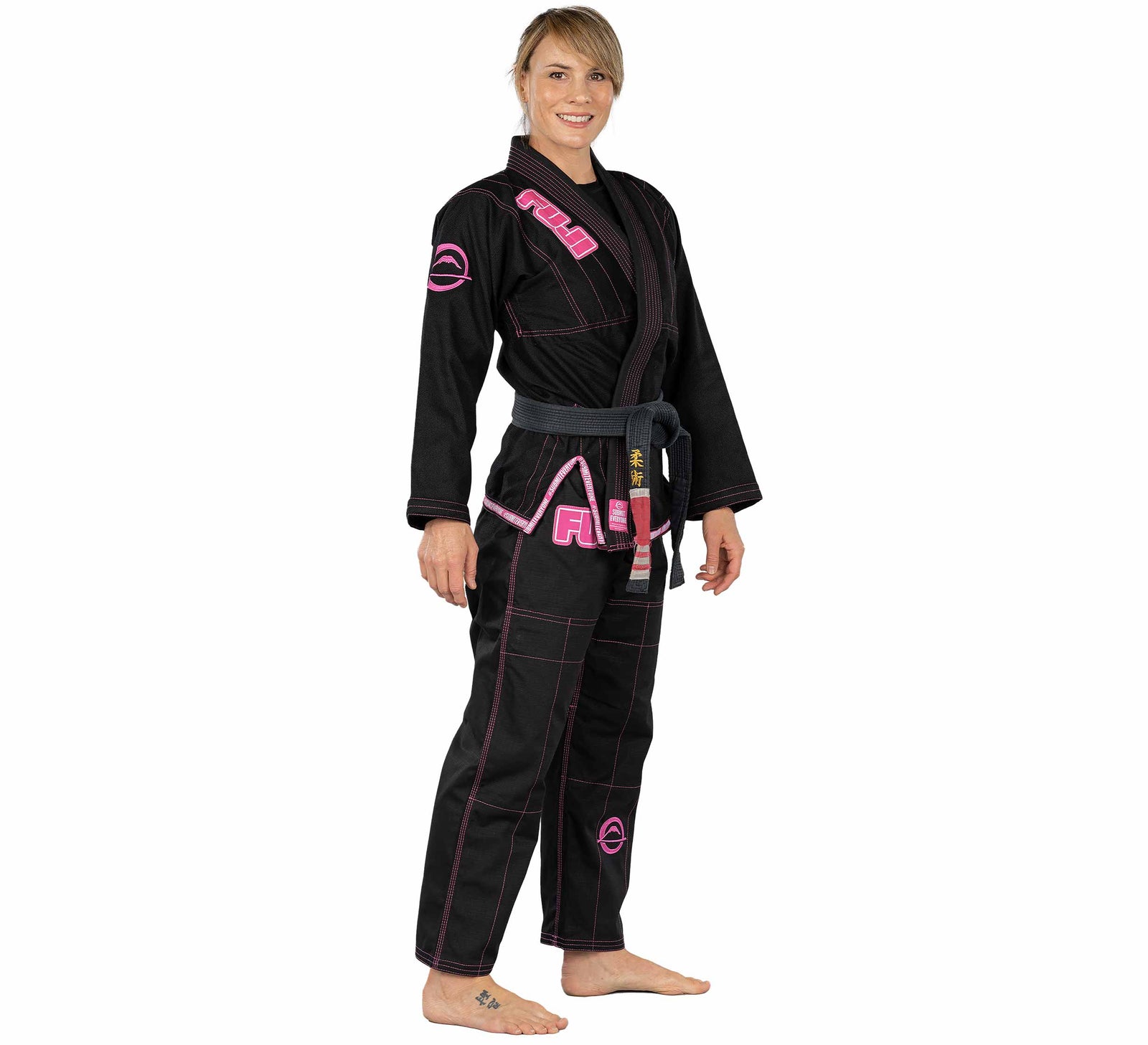 Submit Everyone Womens BJJ Gi Pink - Image 4