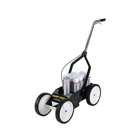 Striping machine with 10'' wheels