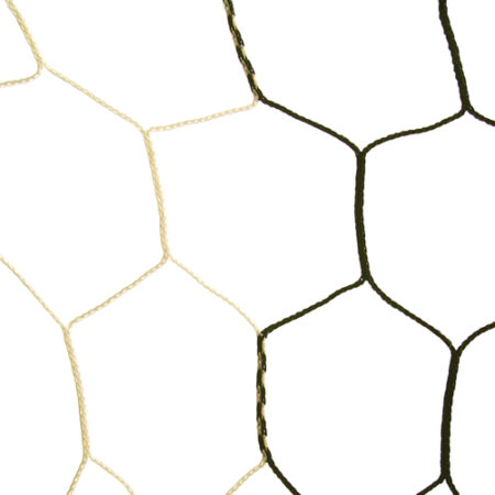 Hexagonal Soccer Net - 8'H x 24'W x 3'D x 8.5'B