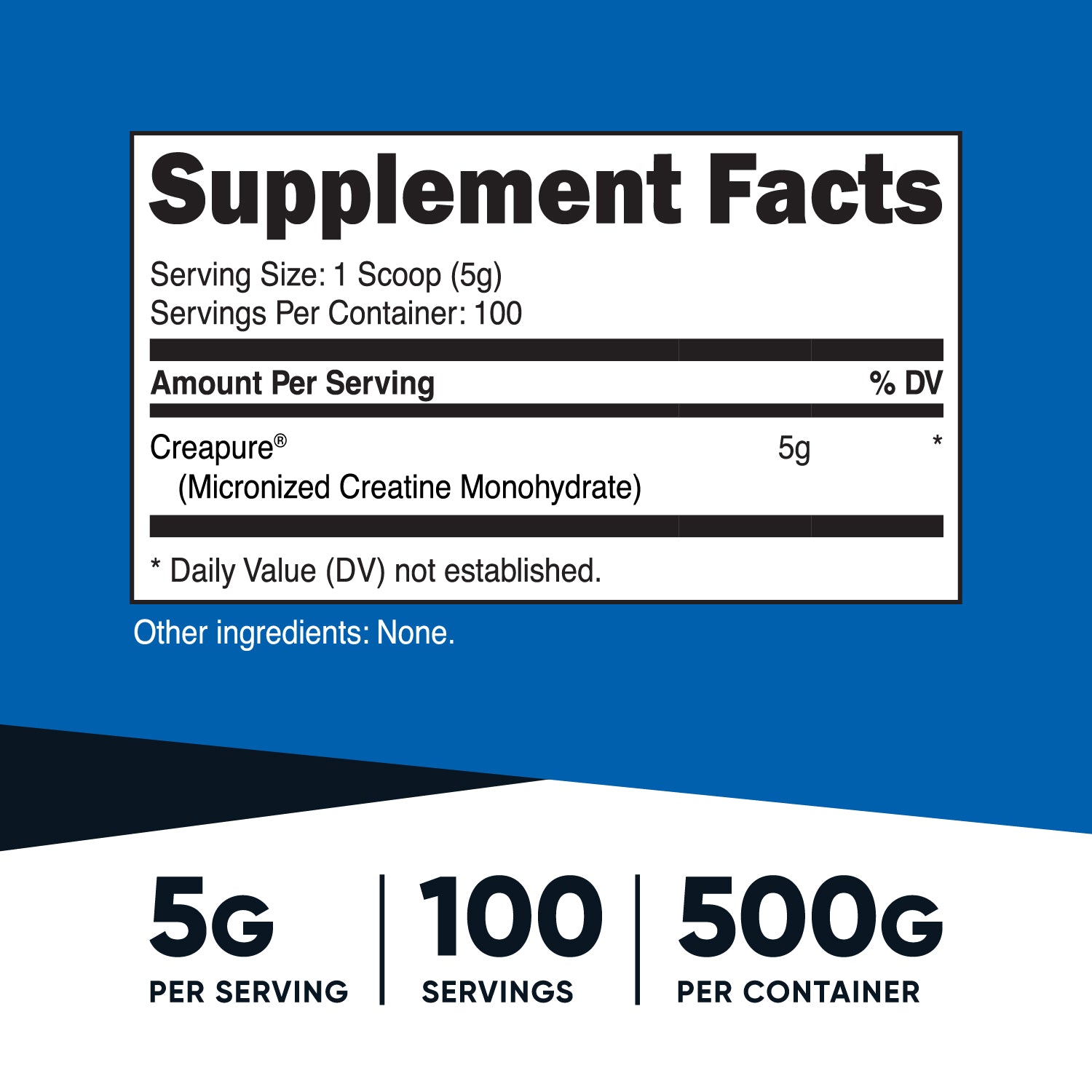 Creapure Creatine Monohydrate Powder (500 Grams) - Image 2