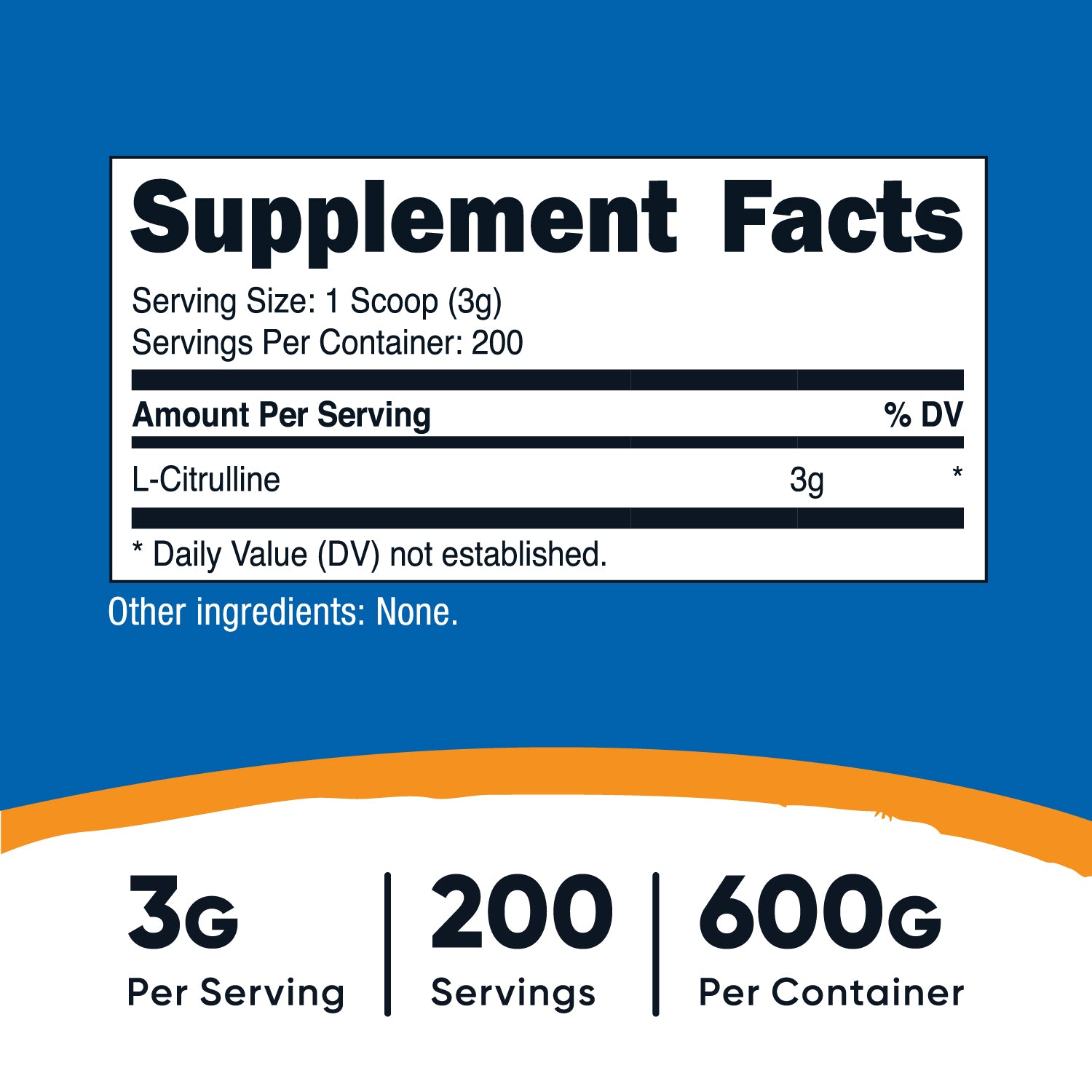 L-Citrulline (Base) Powder (600 Grams) - Image 2