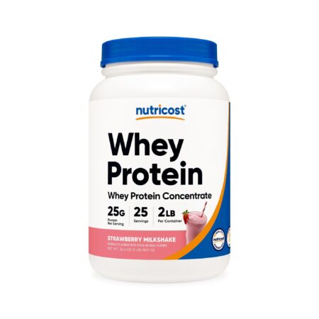 Whey Protein Concentrate Powder Strawberry Milkshake (5 LB)