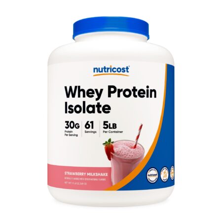 Whey Protein Isolate Powder Strawberry Milkshake (5 LB)