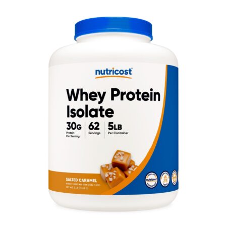 Whey Protein Isolate Powder Salted Caramel (5 LB)