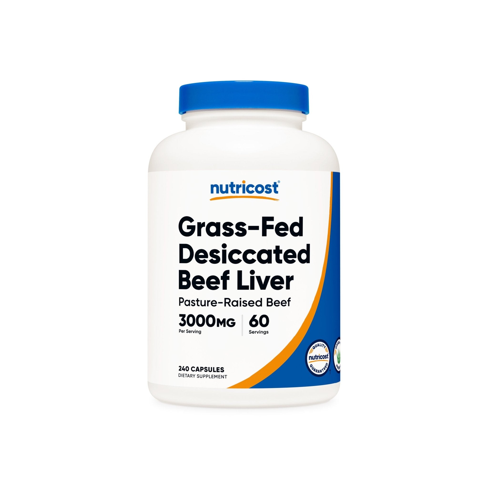 Grass-Fed Desiccated Beef Liver Capsules