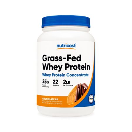 Grass-Fed Whey Protein Concentrate Powder Chocolate Peanut Butter (2 LB)