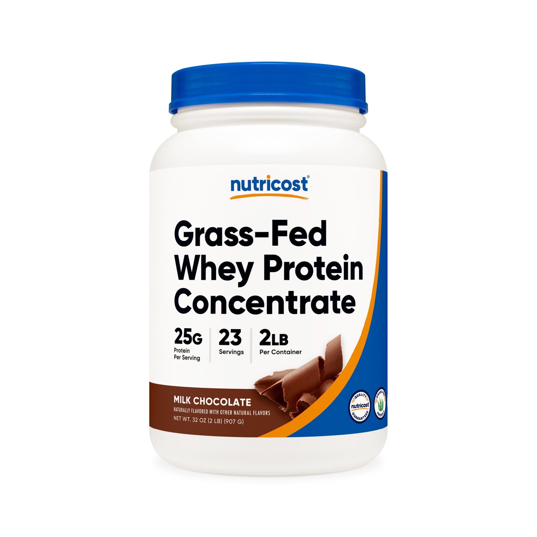 Grass-Fed Whey Protein Concentrate Powder Chocolate (2 LB)