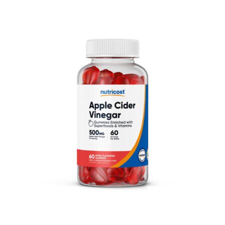 Nutricost Apple Cider Vinegar Gummies - 60 Apple Flavored Gummies