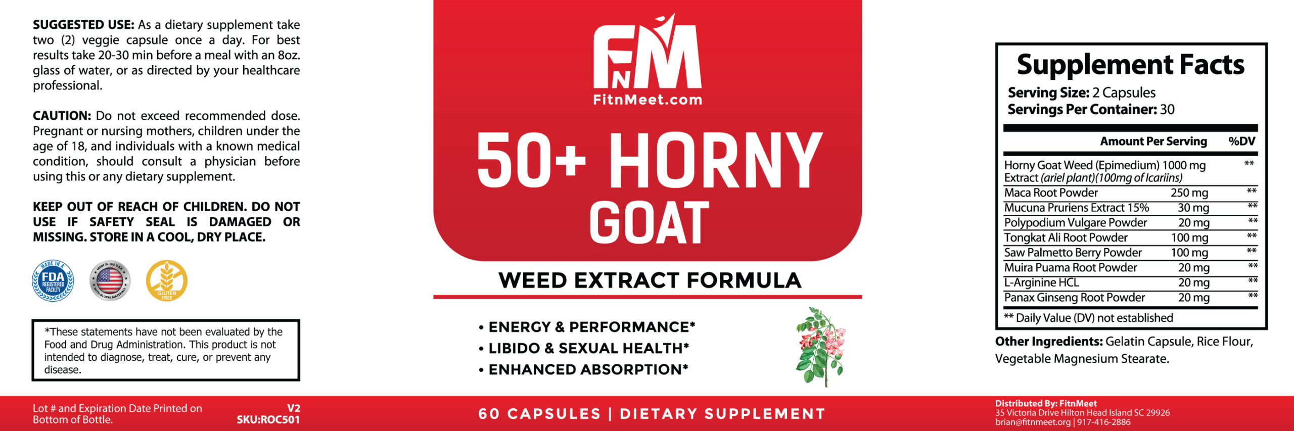 50+ Horny Goat Weed Blend - Image 2