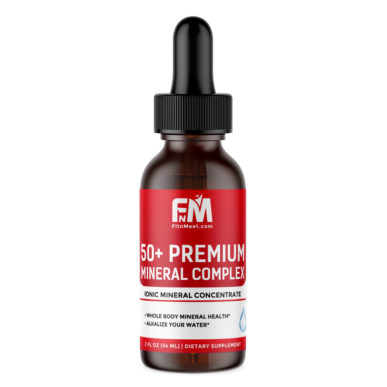 50+ Premium Ionic Mineral Energy-Brain Complex 2 fl oz