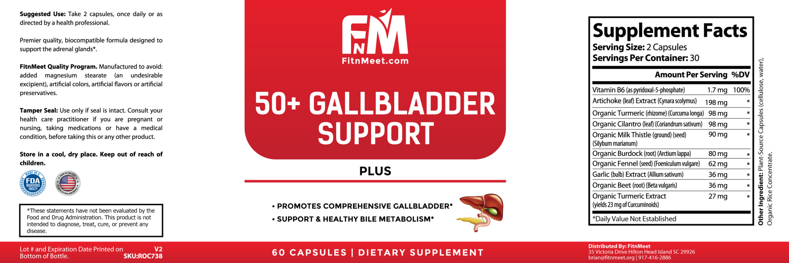 50+ Gallbladder Support Plus - Image 2