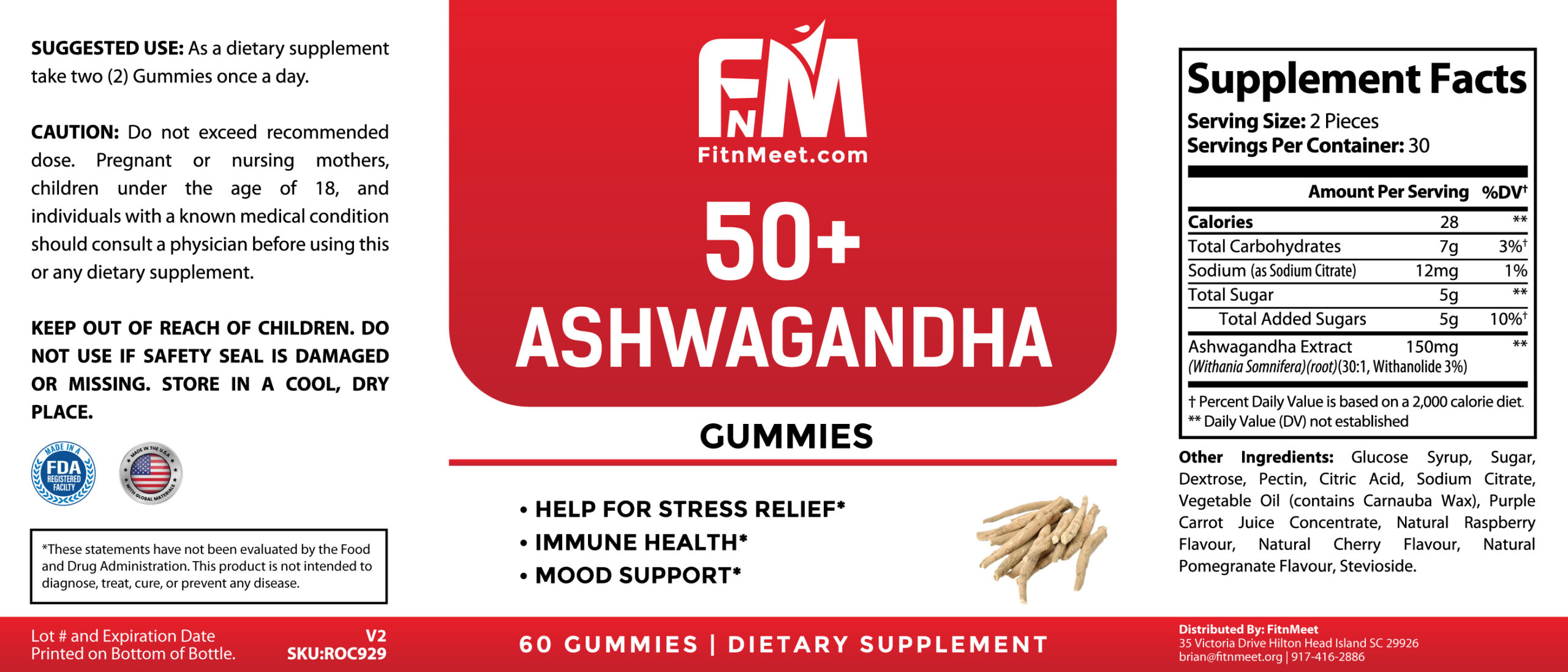 50+ Ashwagandha Gummies - Image 2
