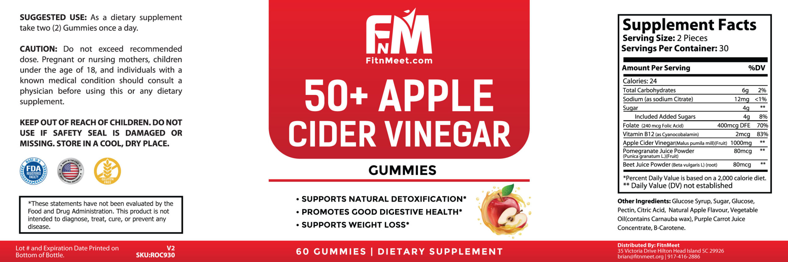 50+ Apple Cider Vinegar Gummies - Image 2