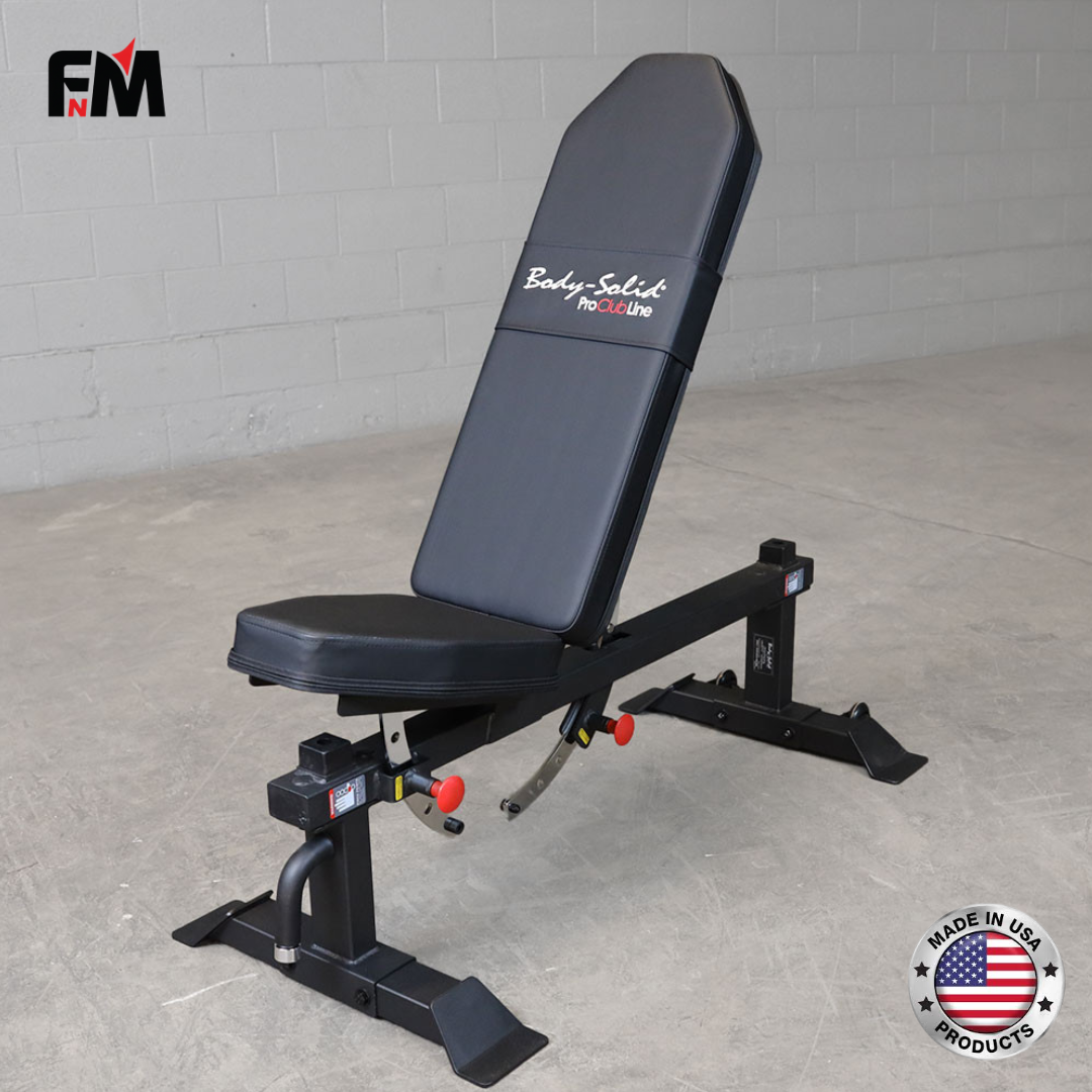 FitnMeet Pro Clubline SFI20 Flat/Incline Bench – Heavy-Duty Gym Bench, 1,000 lb Capacity - Image 4