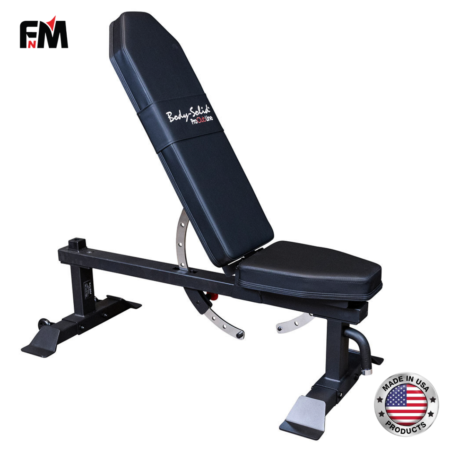 FitnMeet Pro Clubline SFI20 Flat/Incline Bench – Heavy-Duty Gym Bench, 1,000 lb Capacity