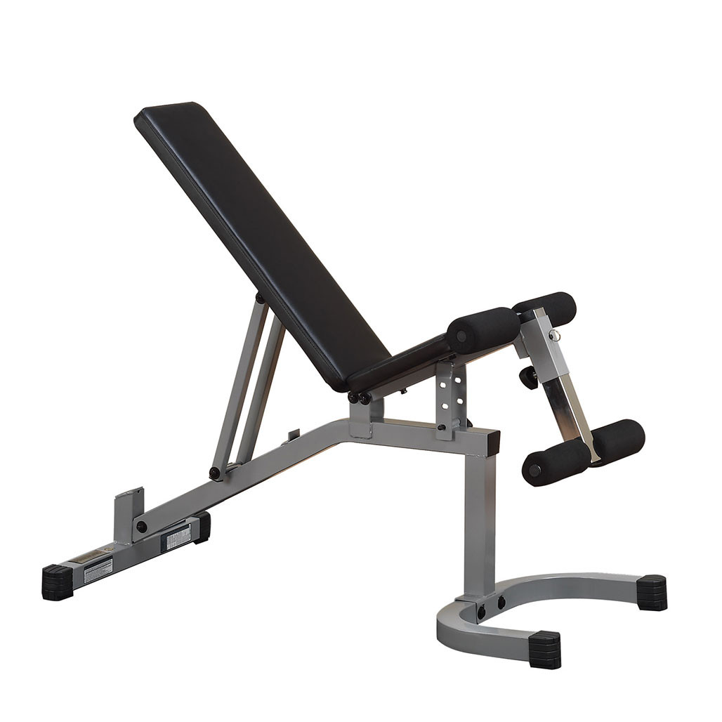 FitnMeet PFID130X Adjustable Flat-Incline-Decline Bench with Leg Hold | 4-Position Back & 3-Position Seat Adjustable Weight Bench